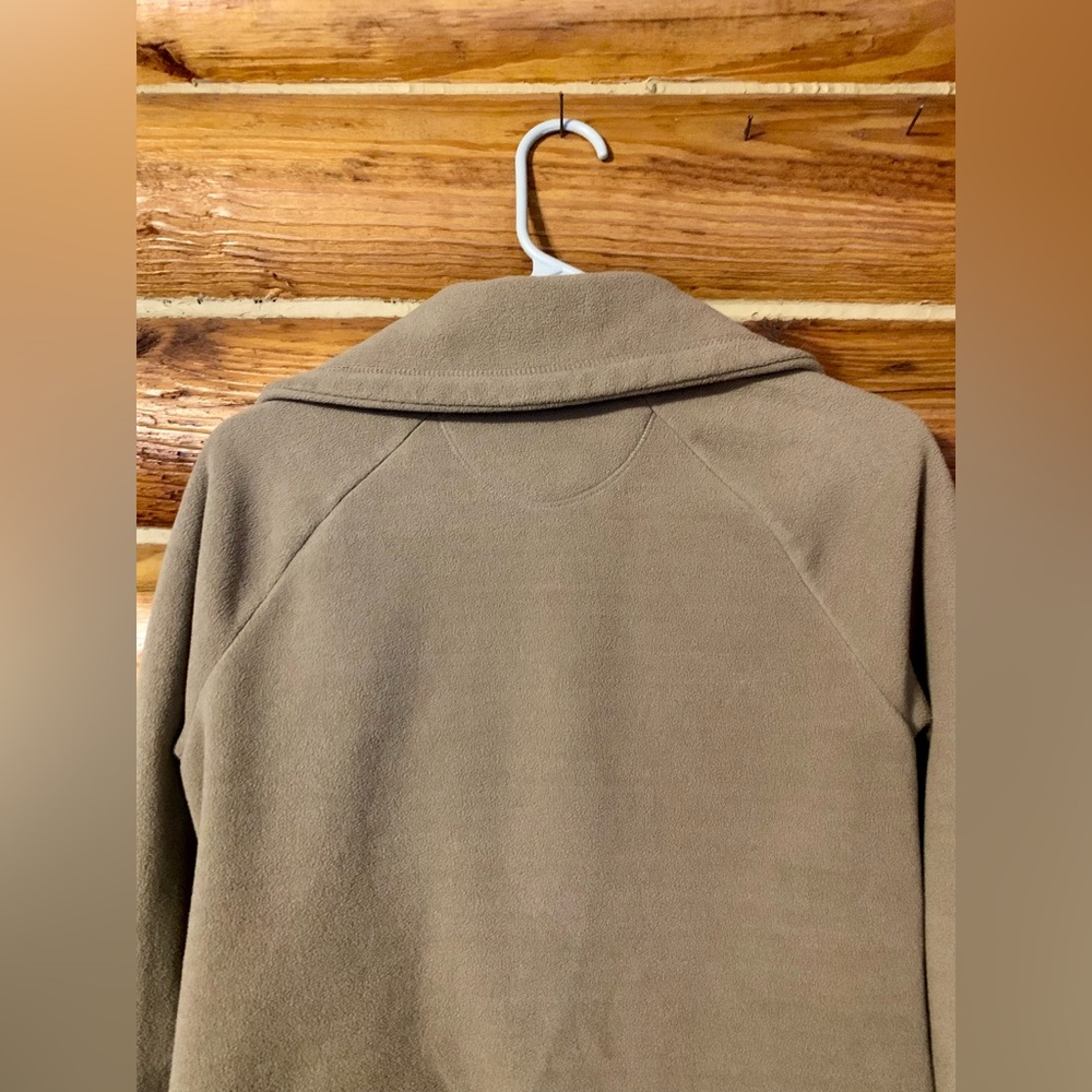 Calvin Klein Tan Fleece Jacket Size Small - Picture 6 of 9